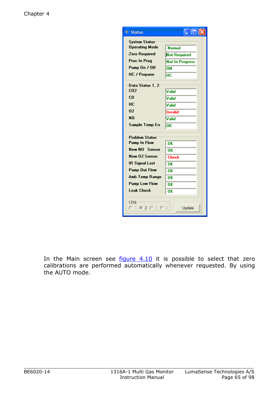 LumaSense Technologies INNOVA 1316A-1 User Manual | Page 65 / 98