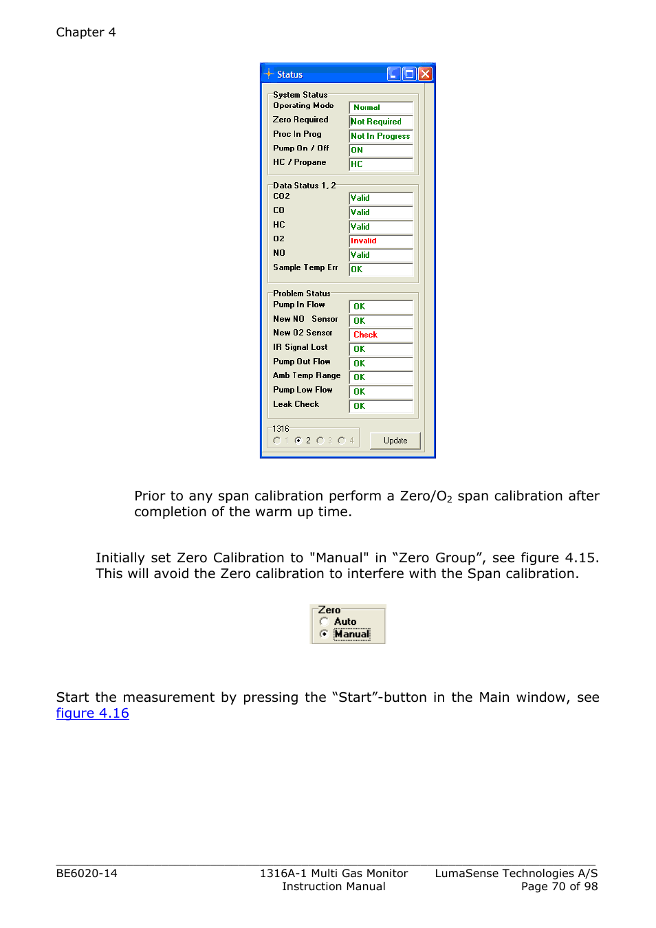 Figure 4.14 | LumaSense Technologies INNOVA 1316A-1 User Manual | Page 70 / 98