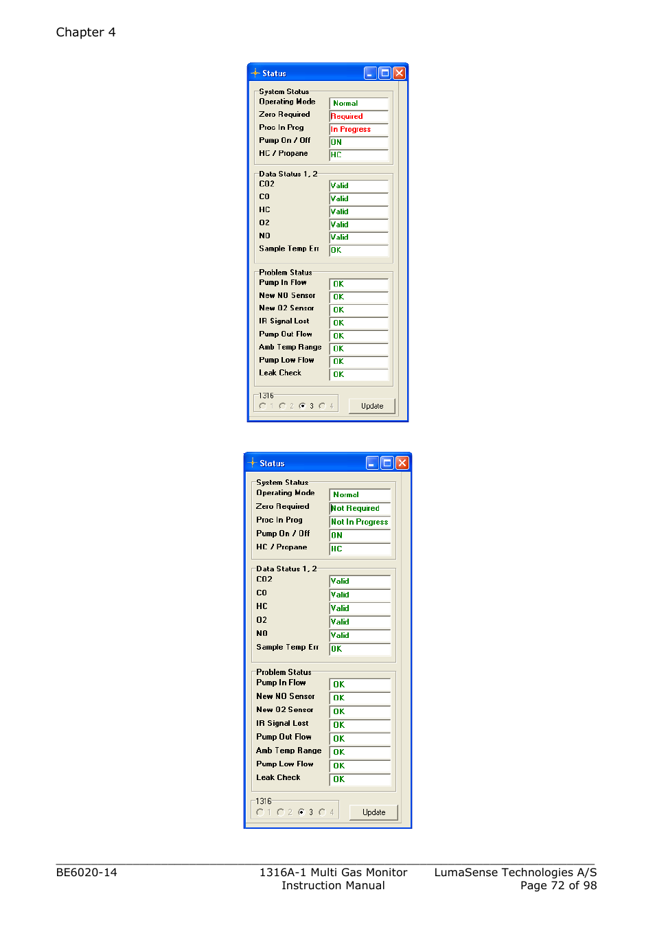 Figure 4.17, Figure 4.18 | LumaSense Technologies INNOVA 1316A-1 User Manual | Page 72 / 98