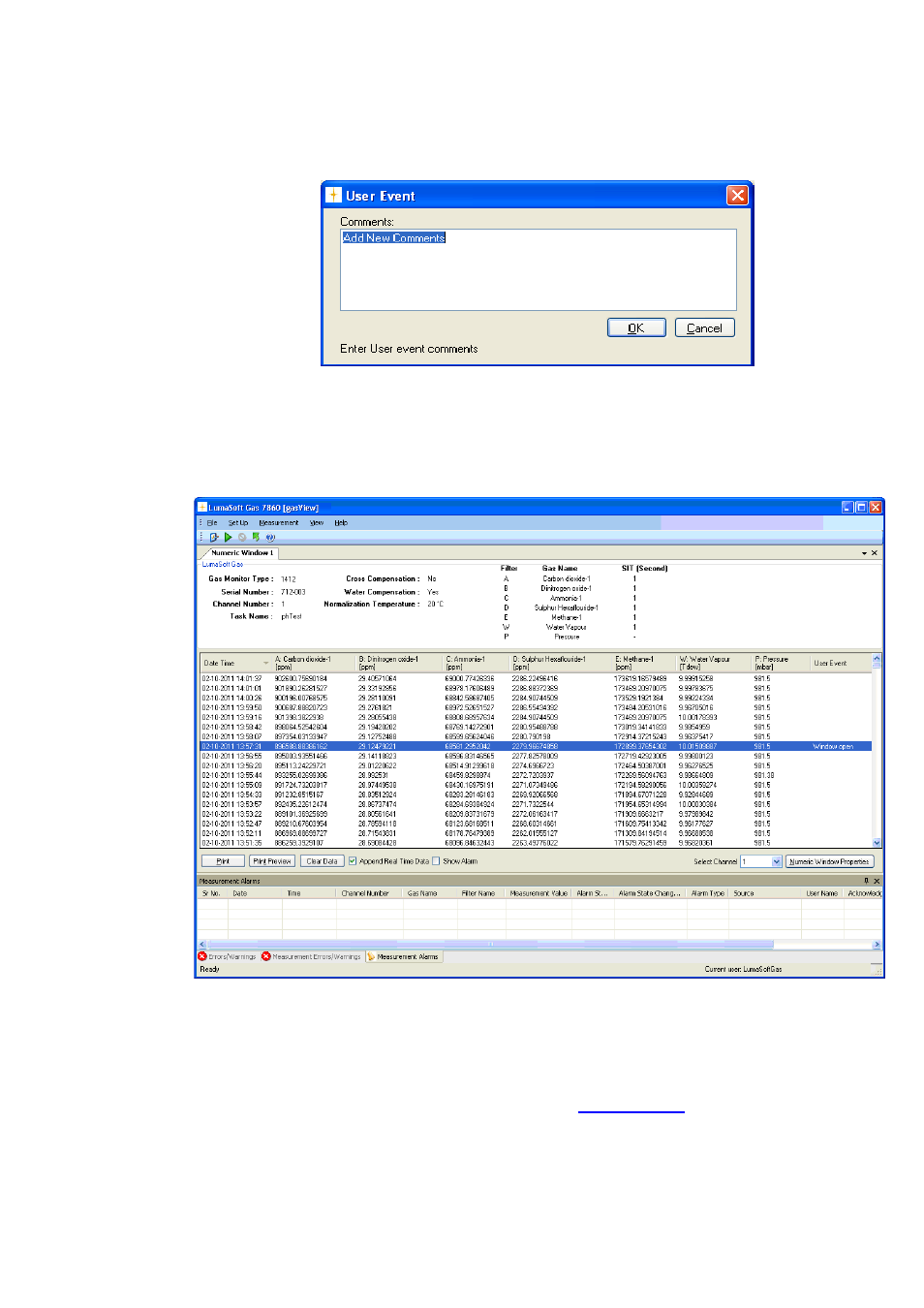 LumaSense Technologies LumaSoft Gas Multi Point 7860 User Manual | Page 103 / 194