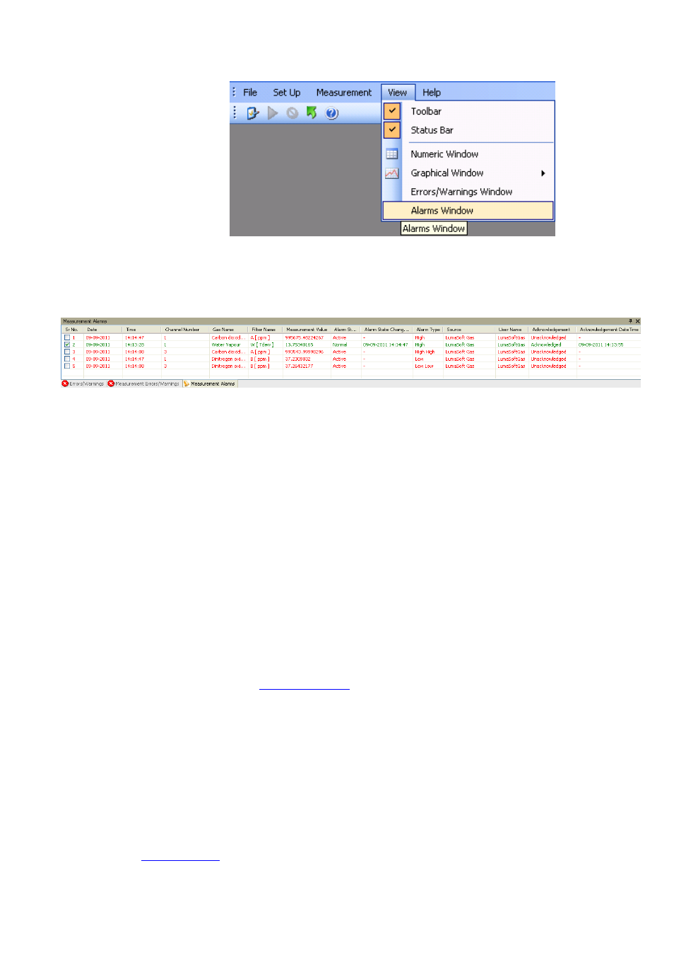 5 export task, 1 export task (channel view), Section 4.5 | Figure 4.82 | LumaSense Technologies LumaSoft Gas Multi Point 7860 User Manual | Page 108 / 194