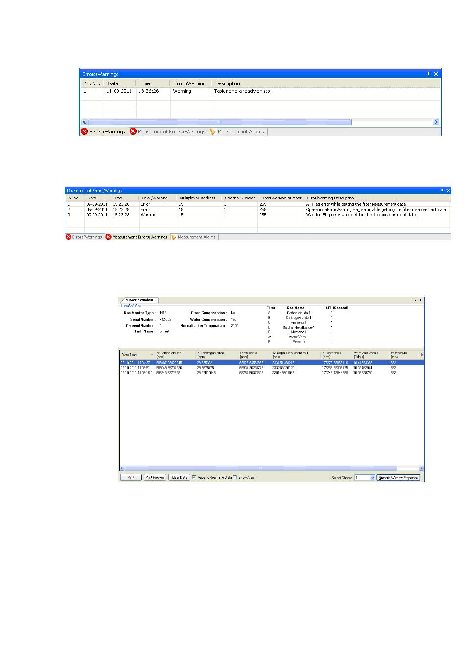 Figure 4.96, Figure 4.97 | LumaSense Technologies LumaSoft Gas Multi Point 7860 User Manual | Page 116 / 194