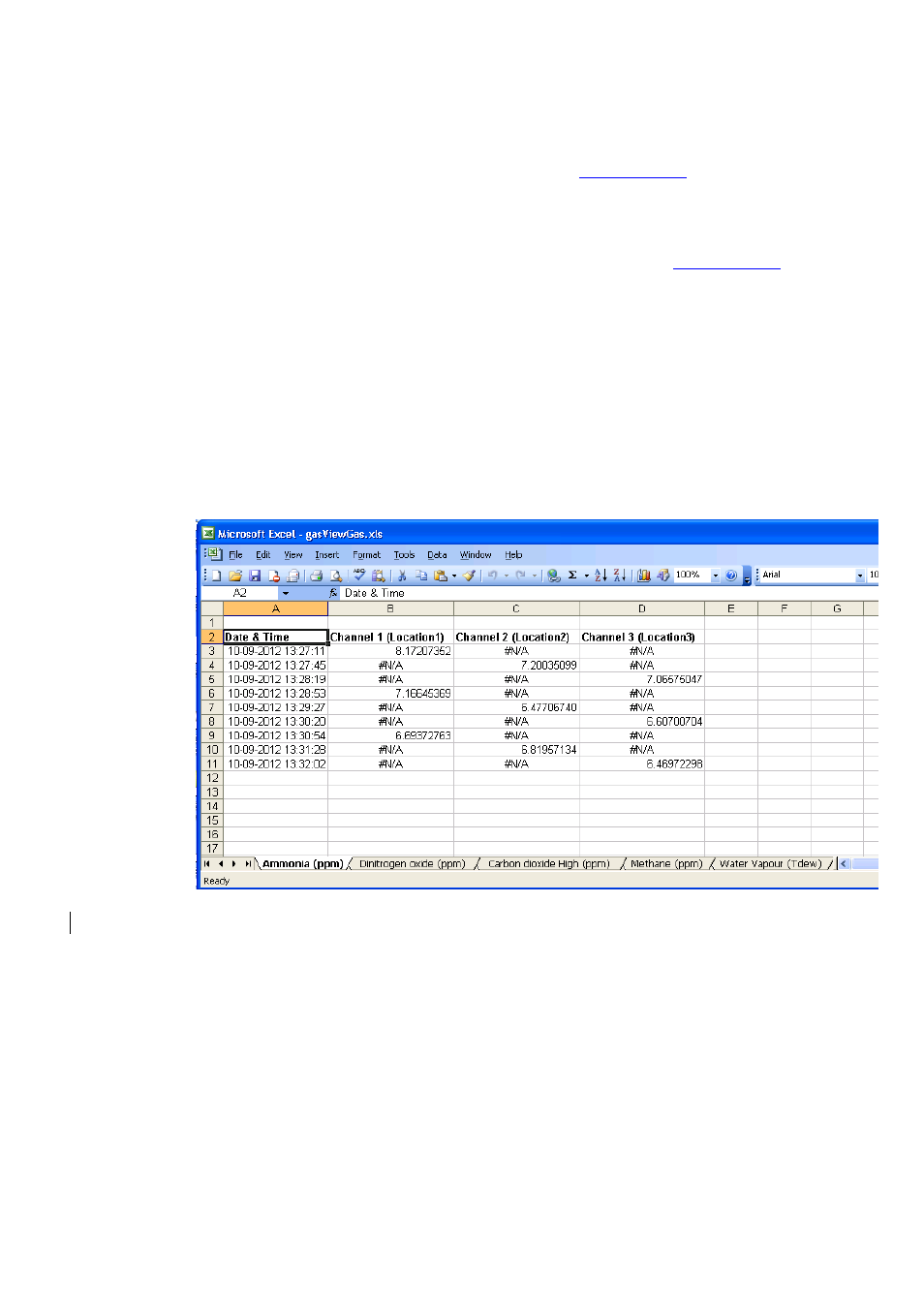 LumaSense Technologies LumaSoft Gas Multi Point 7860 User Manual | Page 126 / 194