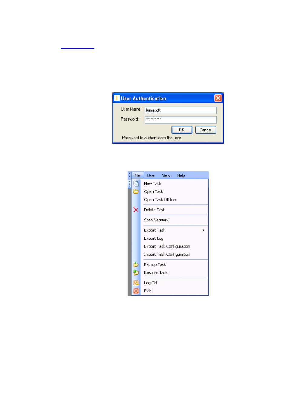 2 import task configuration | LumaSense Technologies LumaSoft Gas Multi Point 7860 User Manual | Page 129 / 194