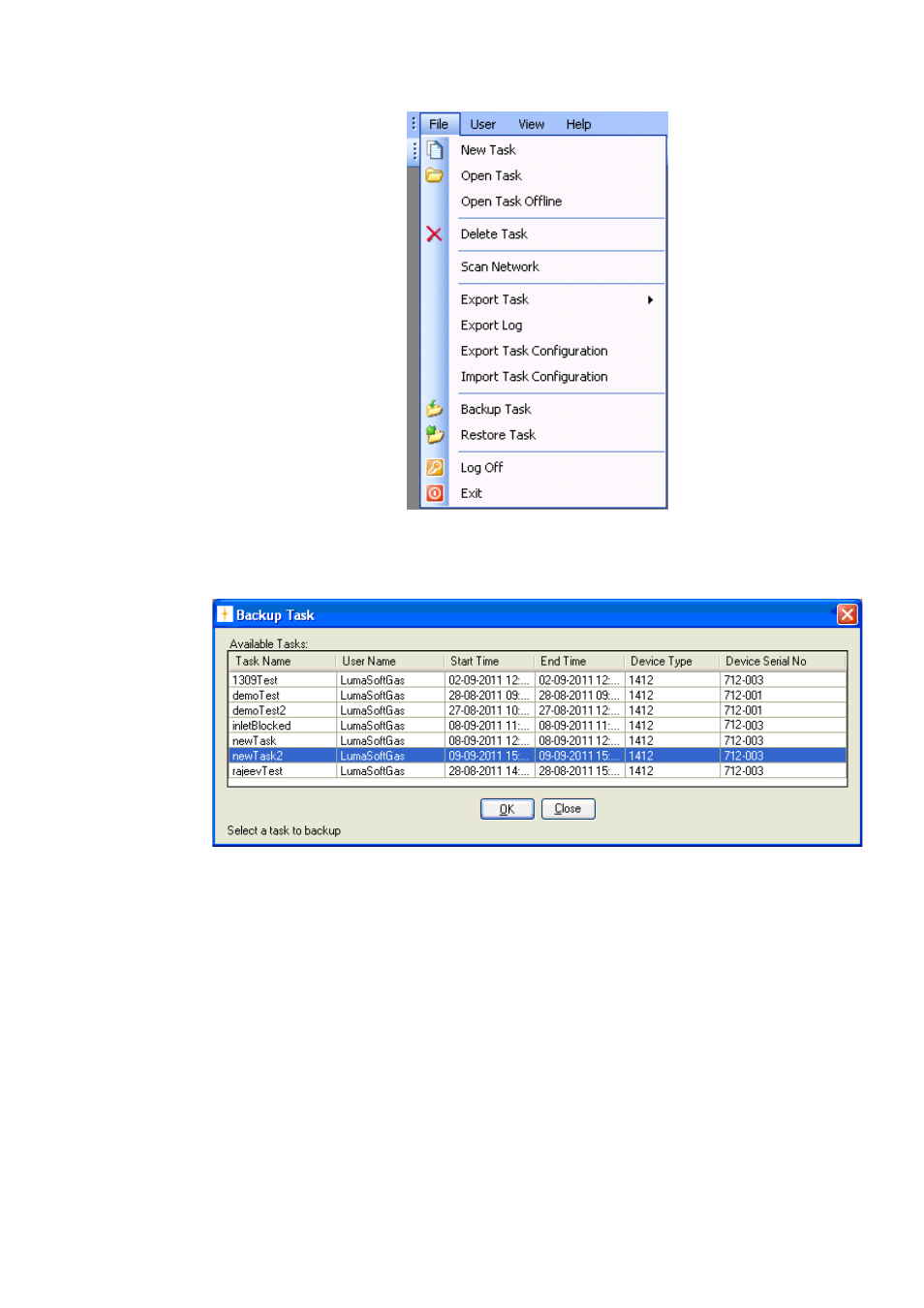 LumaSense Technologies LumaSoft Gas Multi Point 7860 User Manual | Page 132 / 194