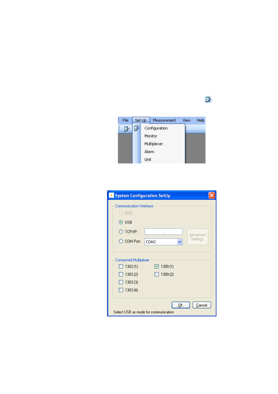 2 measurement set-up, 1 configuration, Section 3.2 | LumaSense Technologies LumaSoft Gas Multi Point 7860 User Manual | Page 37 / 194