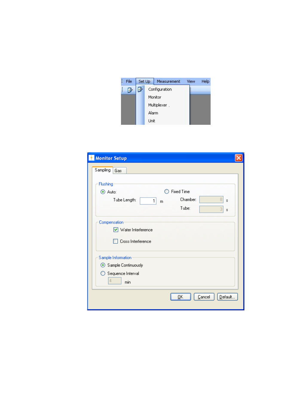 2 monitor setup | LumaSense Technologies LumaSoft Gas Multi Point 7860 User Manual | Page 38 / 194