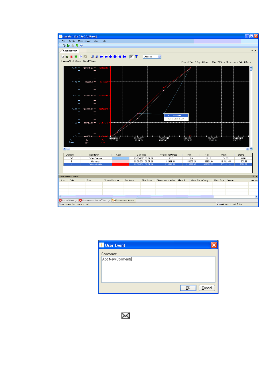 LumaSense Technologies LumaSoft Gas Multi Point 7860 User Manual | Page 70 / 194