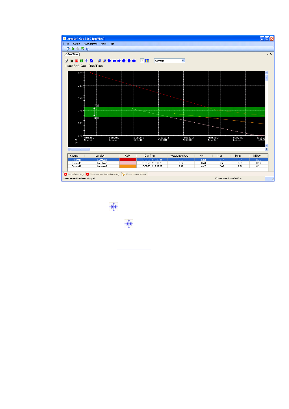 LumaSense Technologies LumaSoft Gas Multi Point 7860 User Manual | Page 88 / 194