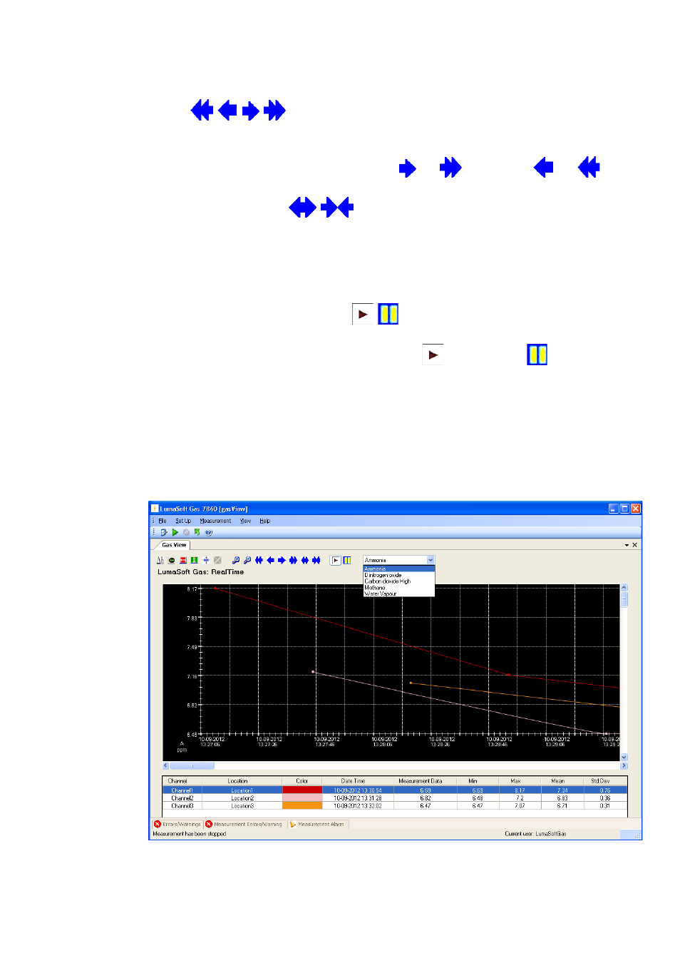 LumaSense Technologies LumaSoft Gas Multi Point 7860 User Manual | Page 90 / 194