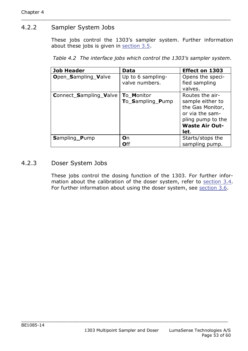 LumaSense Technologies INNOVA 1303 User Manual | Page 53 / 60