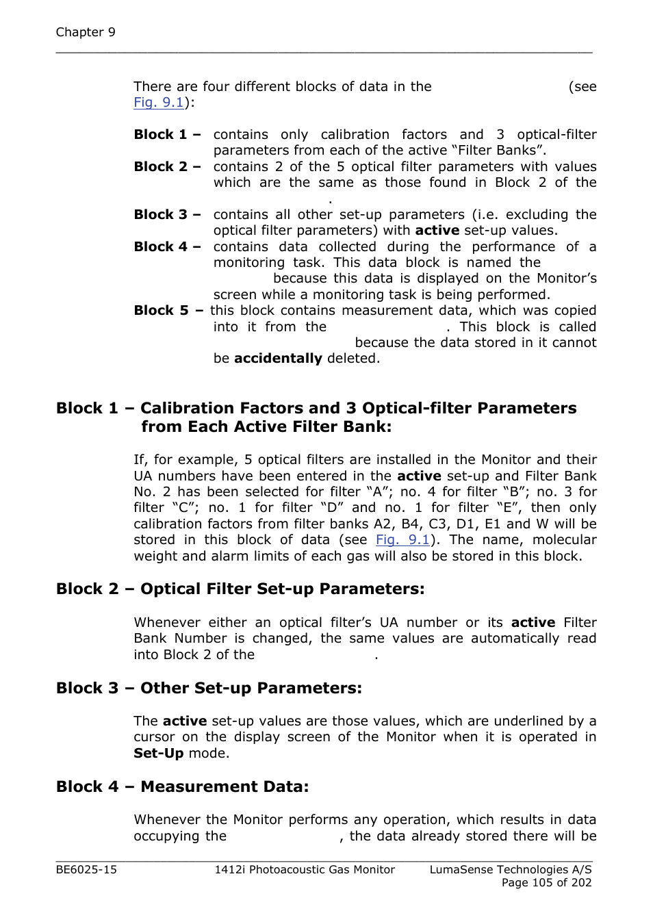 LumaSense Technologies INNOVA 1412i User Manual | Page 105 / 202
