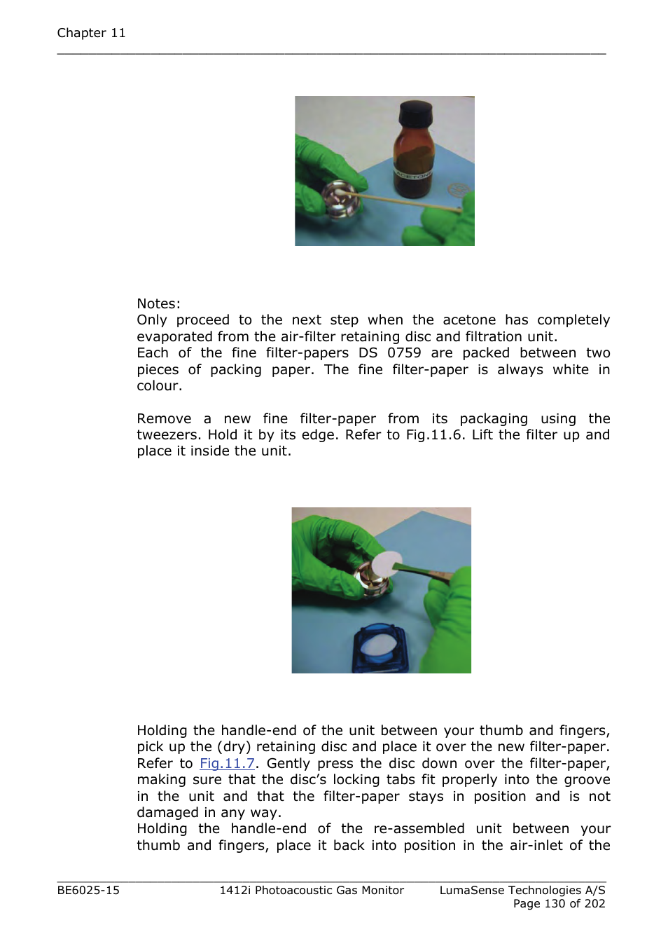 LumaSense Technologies INNOVA 1412i User Manual | Page 130 / 202