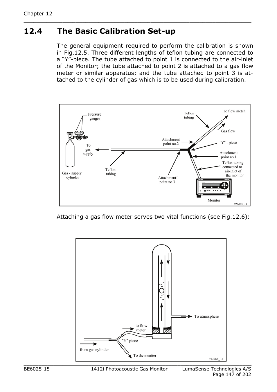 4 the basic calibration set-up | LumaSense Technologies INNOVA 1412i User Manual | Page 147 / 202