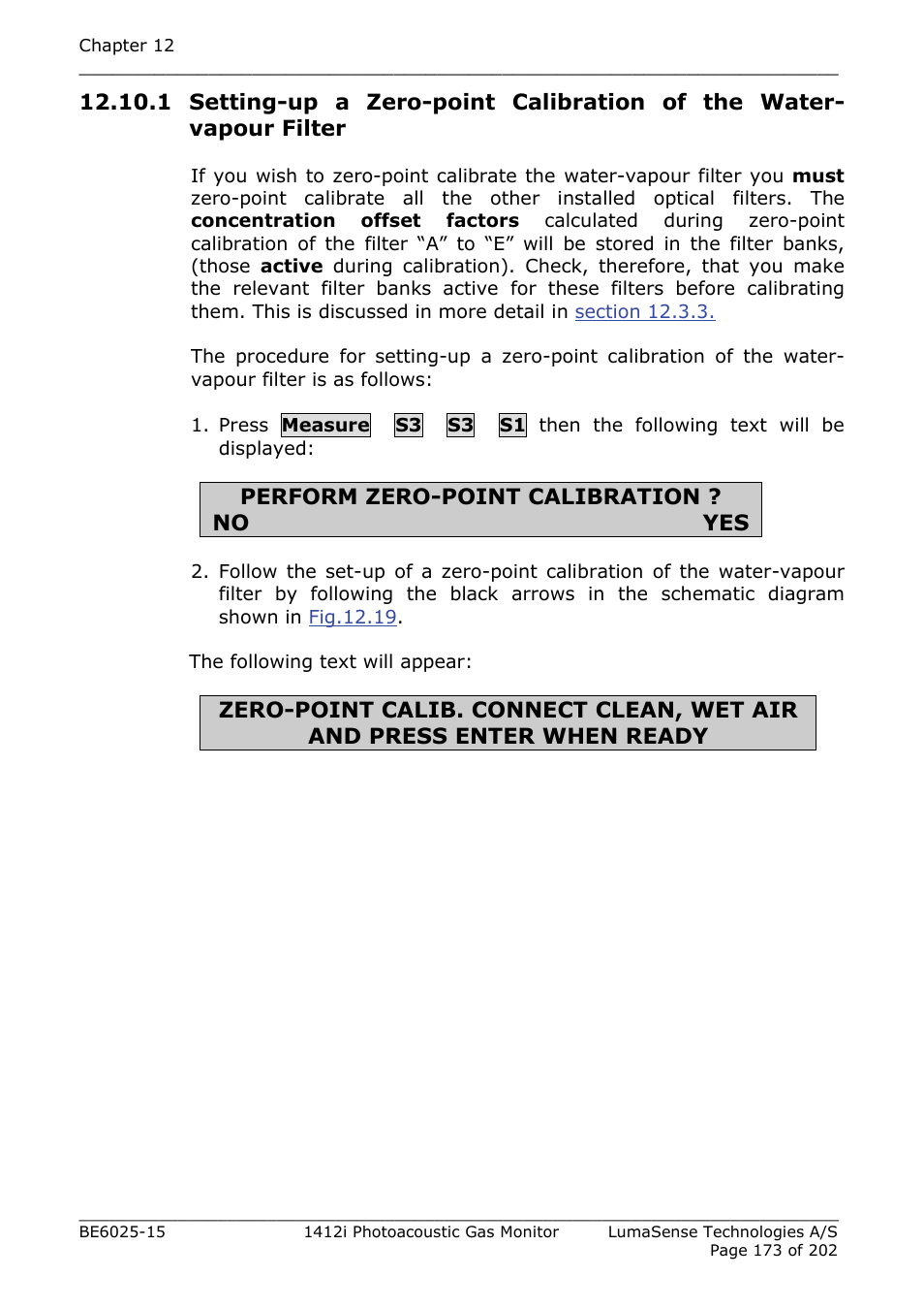 LumaSense Technologies INNOVA 1412i User Manual | Page 173 / 202