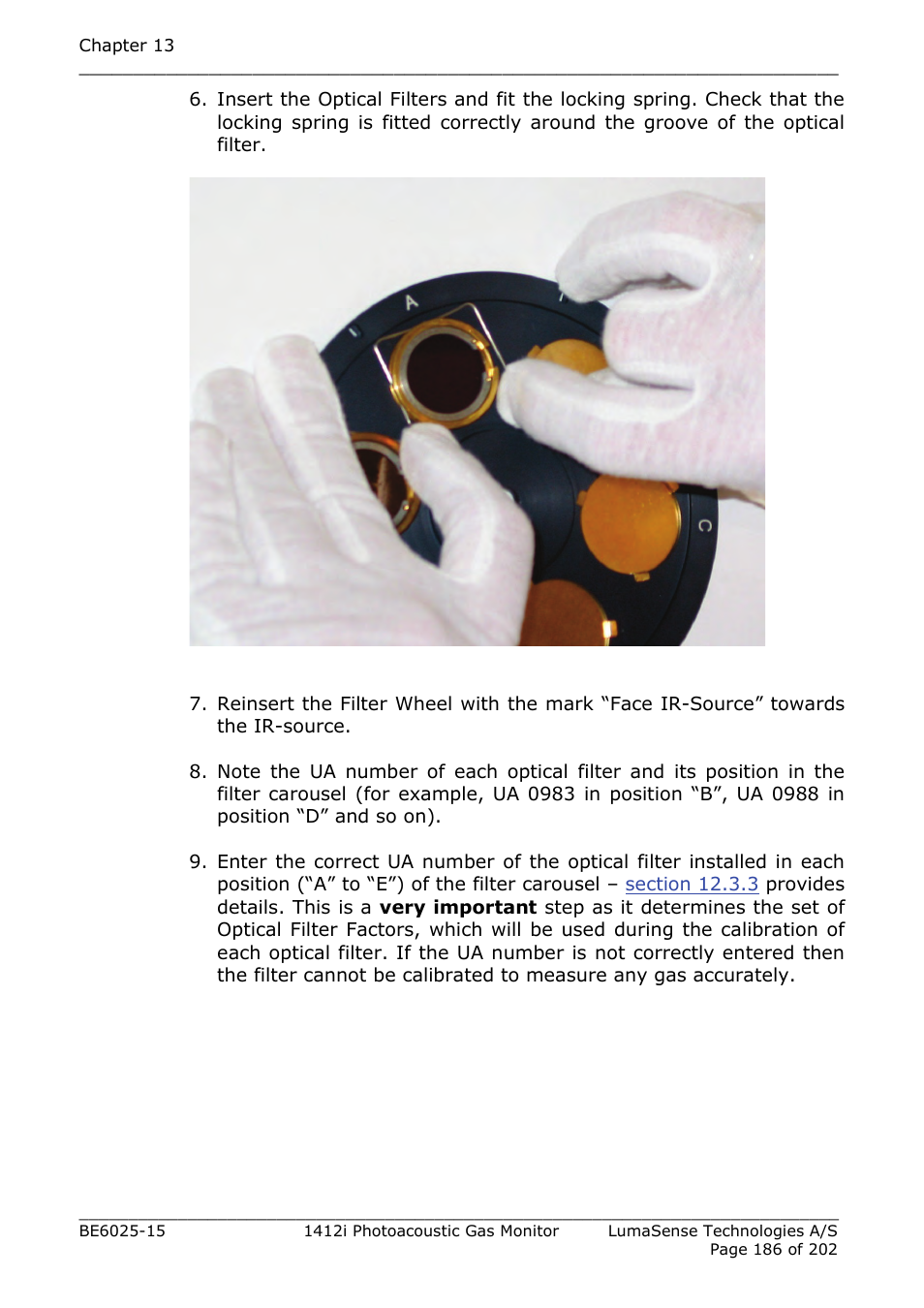 LumaSense Technologies INNOVA 1412i User Manual | Page 186 / 202