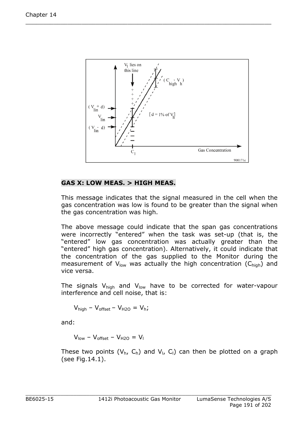 LumaSense Technologies INNOVA 1412i User Manual | Page 191 / 202