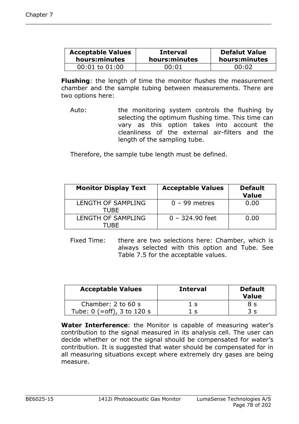 LumaSense Technologies INNOVA 1412i User Manual | Page 78 / 202