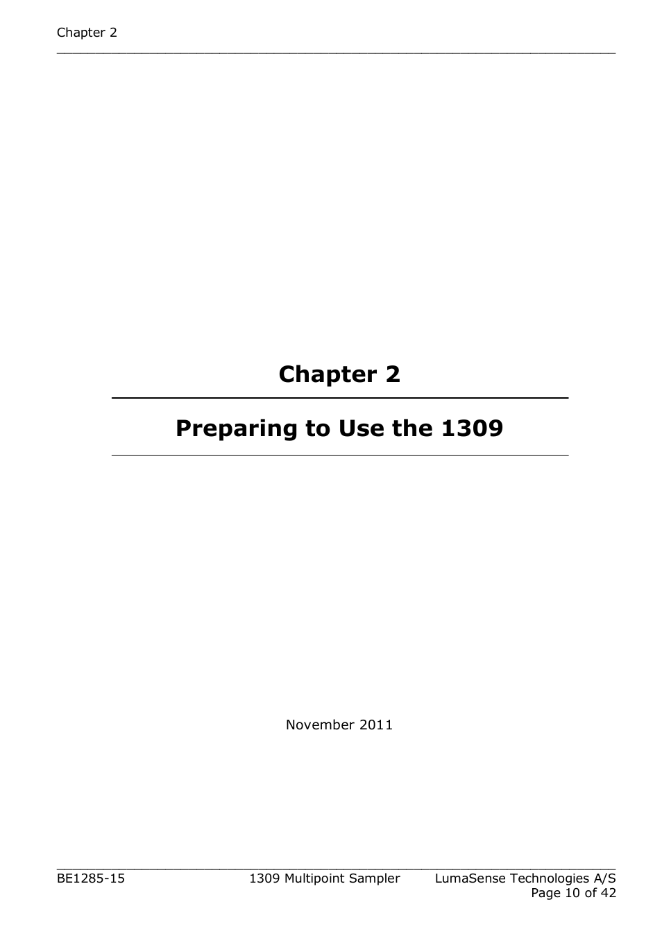 LumaSense Technologies INNOVA 1309 User Manual | Page 10 / 42