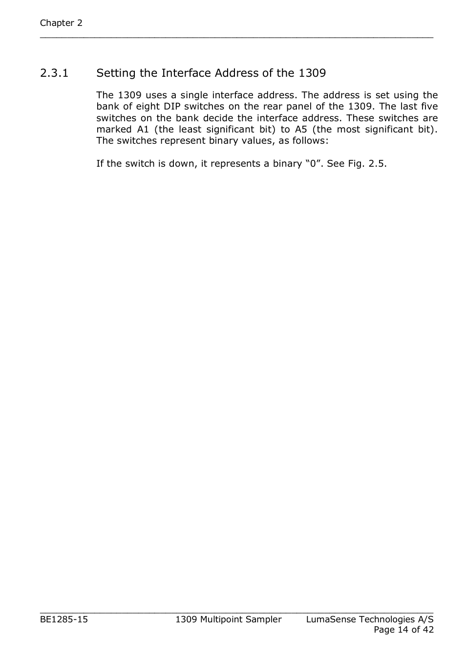 LumaSense Technologies INNOVA 1309 User Manual | Page 14 / 42