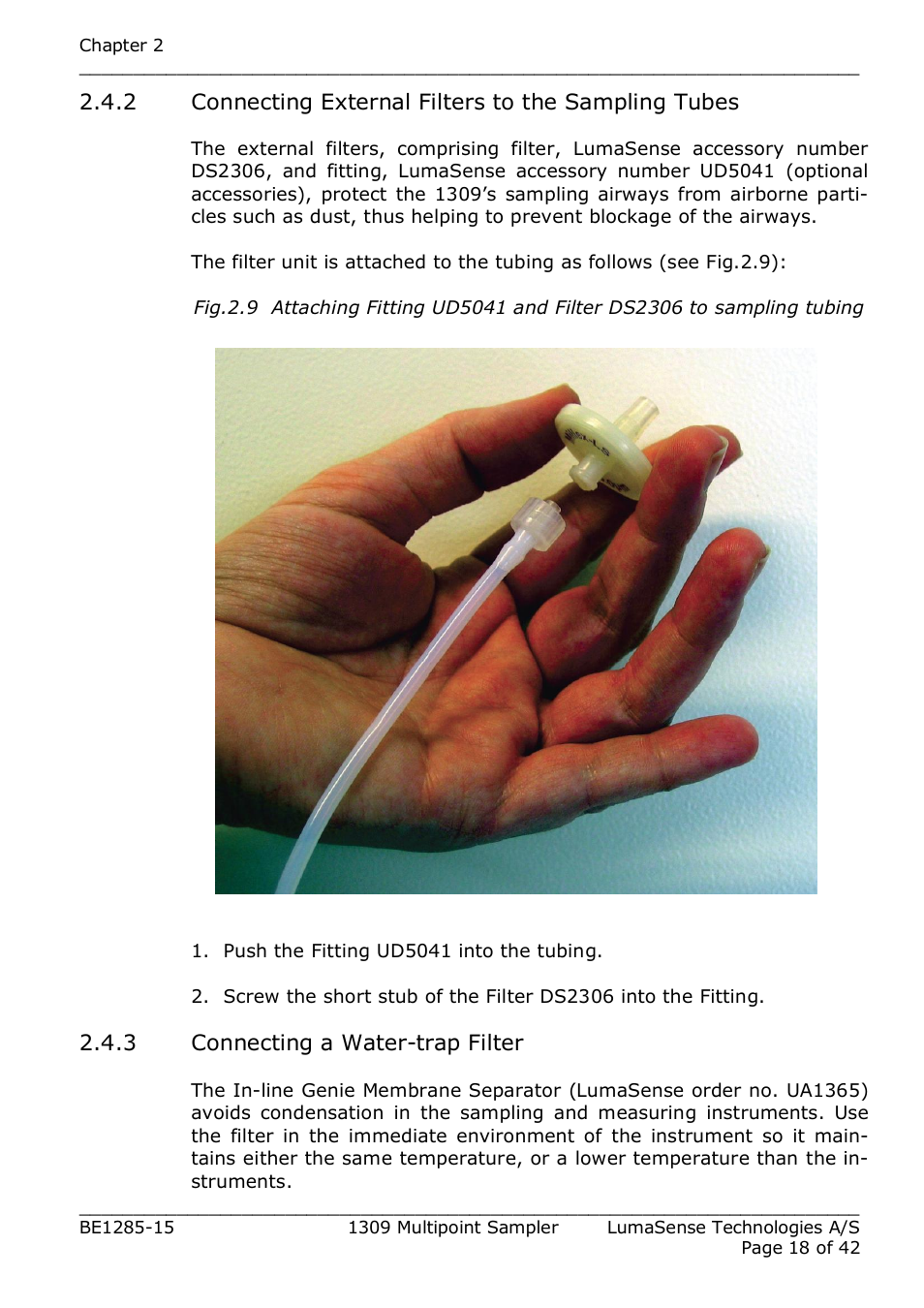 LumaSense Technologies INNOVA 1309 User Manual | Page 18 / 42