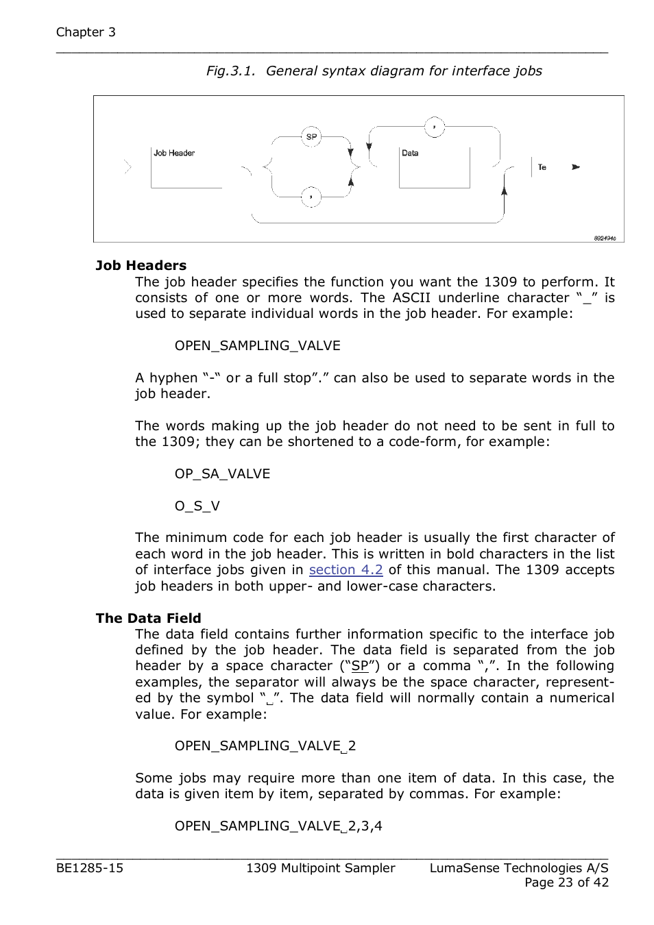 LumaSense Technologies INNOVA 1309 User Manual | Page 23 / 42