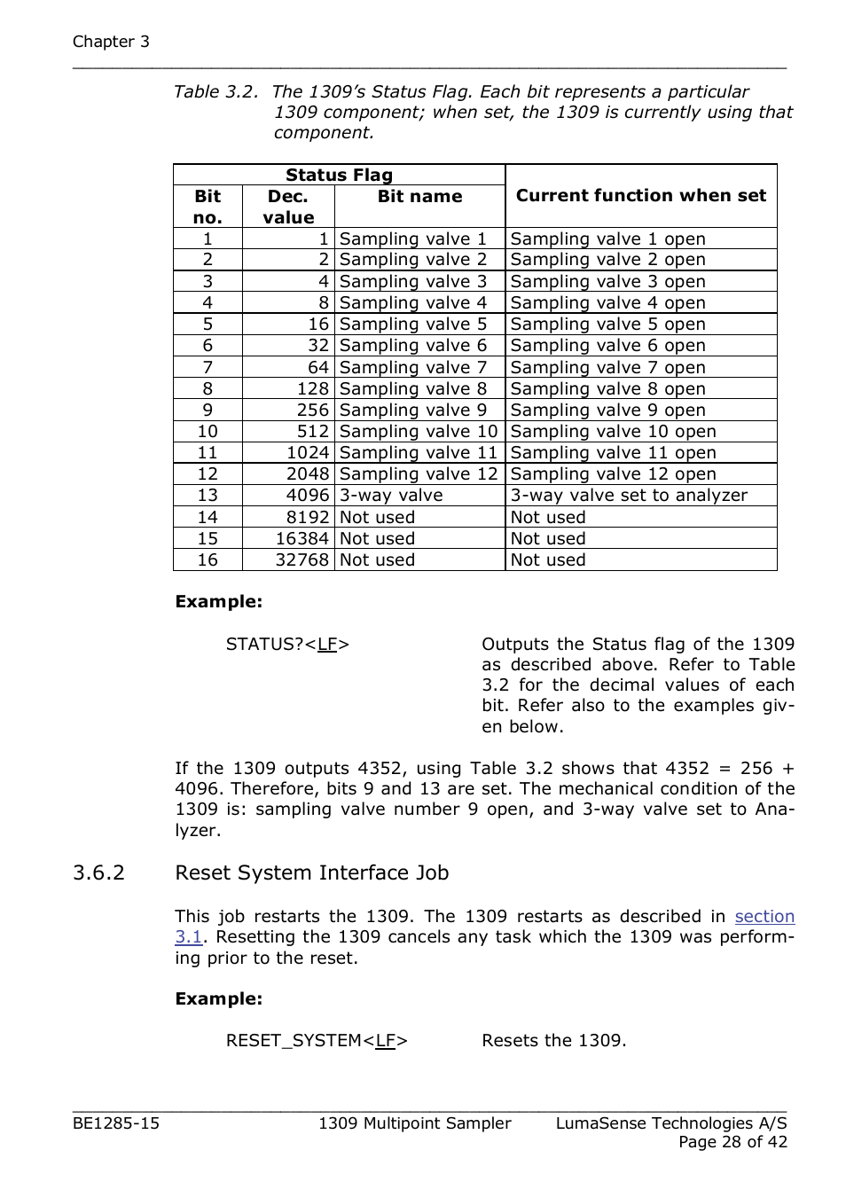 LumaSense Technologies INNOVA 1309 User Manual | Page 28 / 42