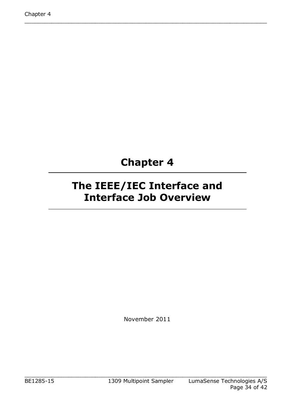 LumaSense Technologies INNOVA 1309 User Manual | Page 34 / 42