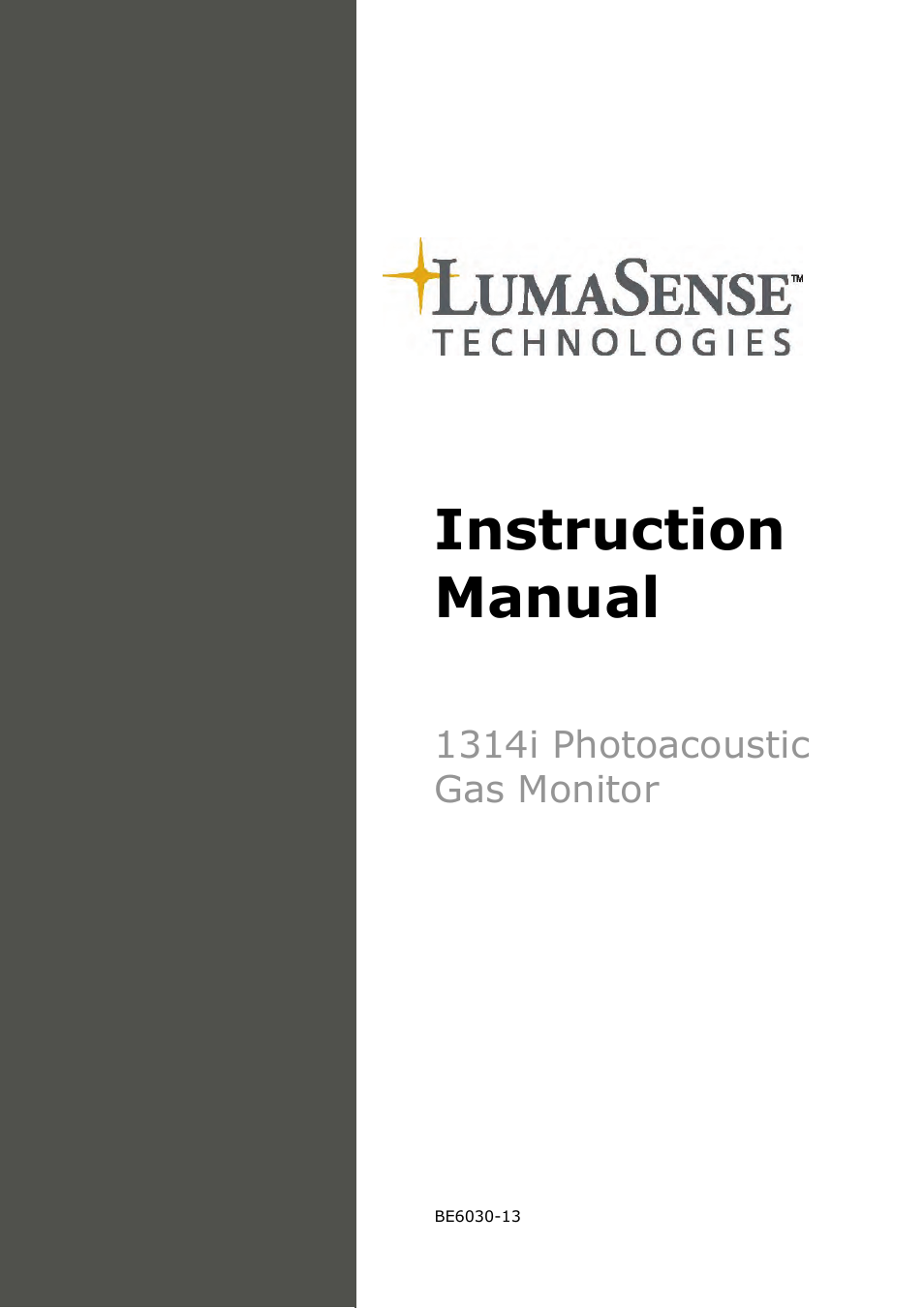 LumaSense Technologies INNOVA 1314i User Manual | 199 pages