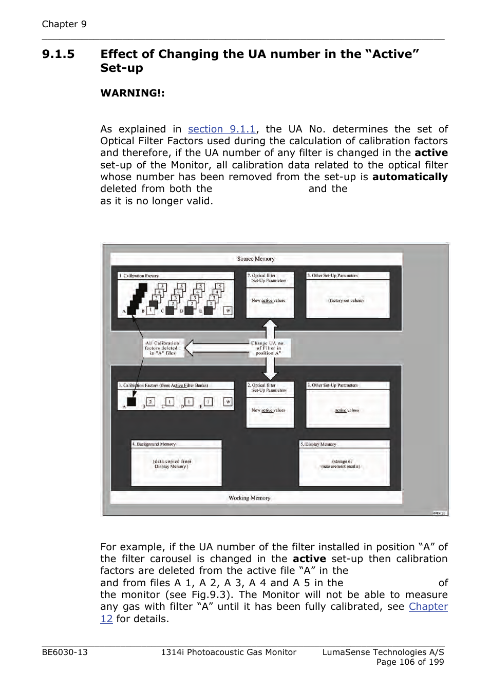LumaSense Technologies INNOVA 1314i User Manual | Page 106 / 199