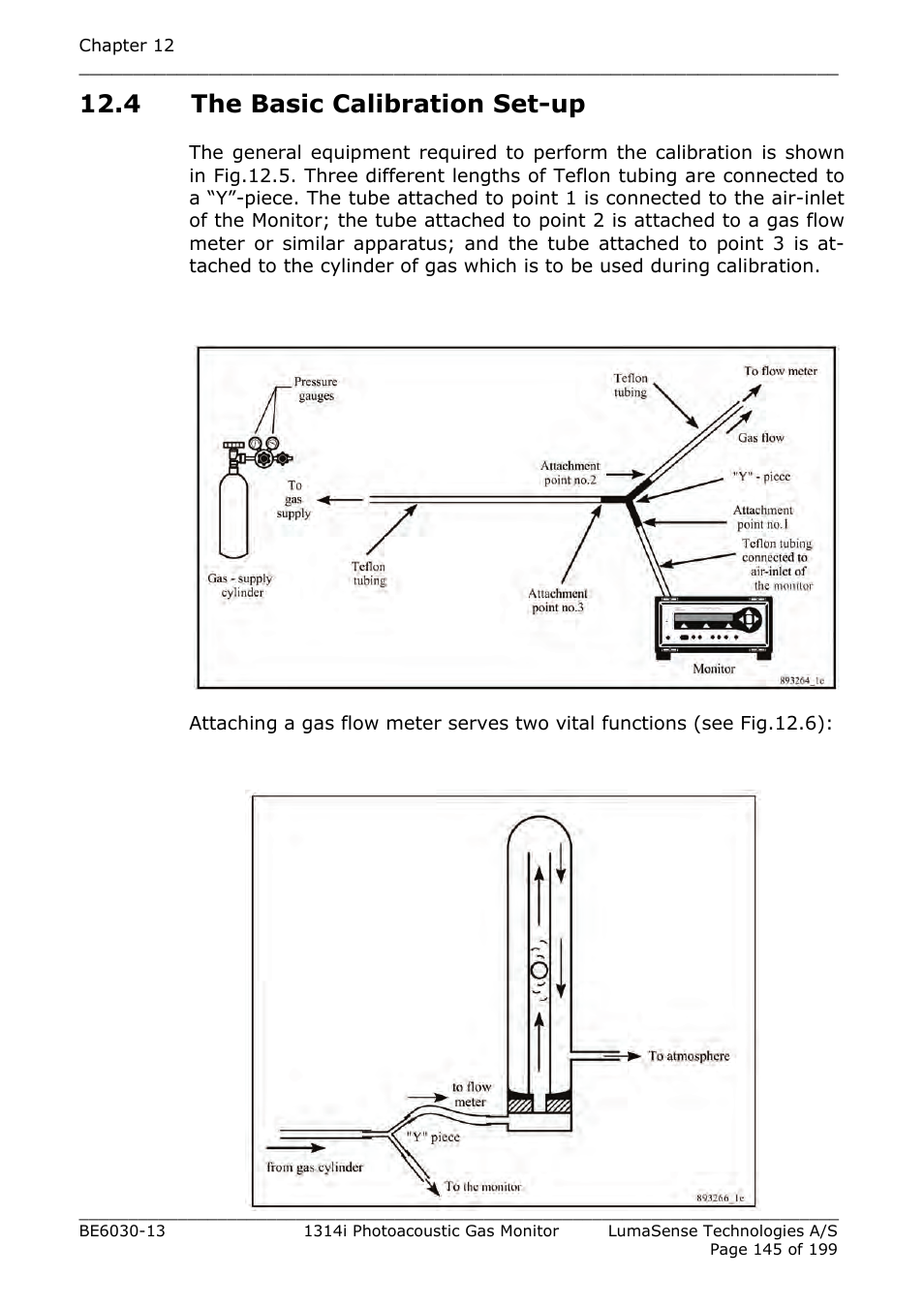 4 the basic calibration set-up | LumaSense Technologies INNOVA 1314i User Manual | Page 145 / 199