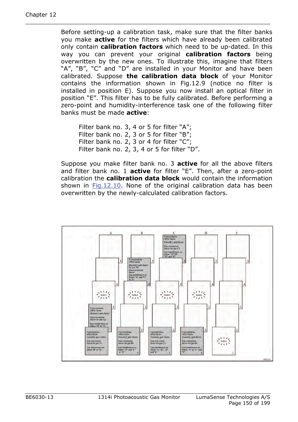LumaSense Technologies INNOVA 1314i User Manual | Page 150 / 199