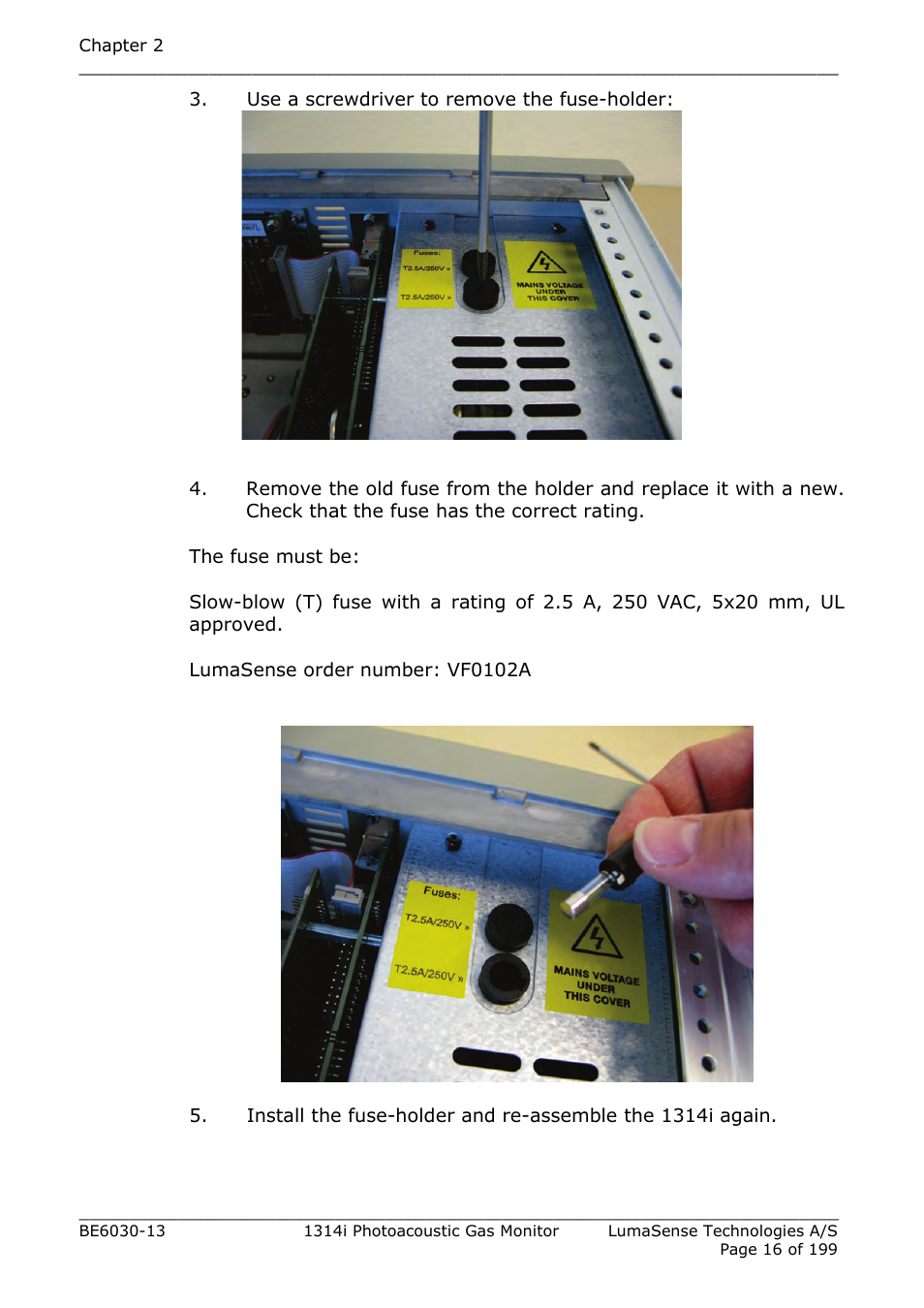 LumaSense Technologies INNOVA 1314i User Manual | Page 16 / 199