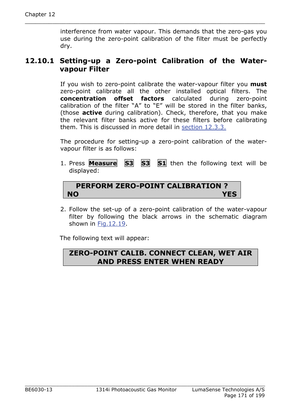 LumaSense Technologies INNOVA 1314i User Manual | Page 171 / 199