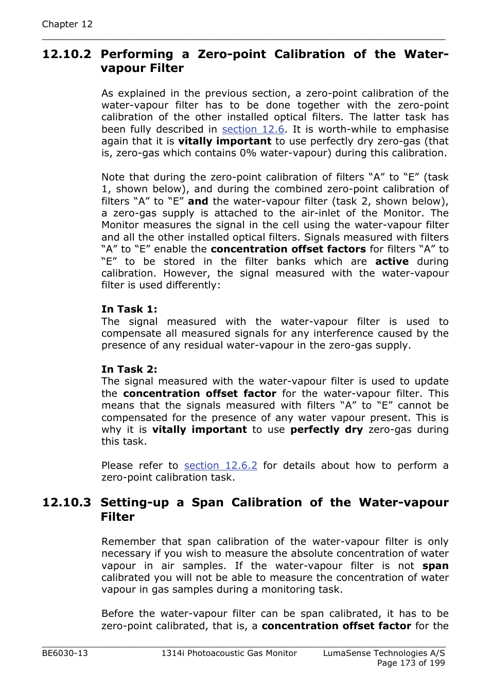 LumaSense Technologies INNOVA 1314i User Manual | Page 173 / 199