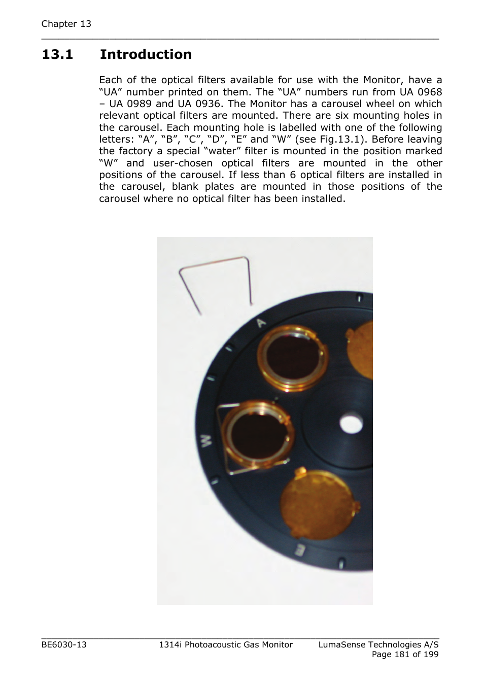 1 introduction | LumaSense Technologies INNOVA 1314i User Manual | Page 181 / 199