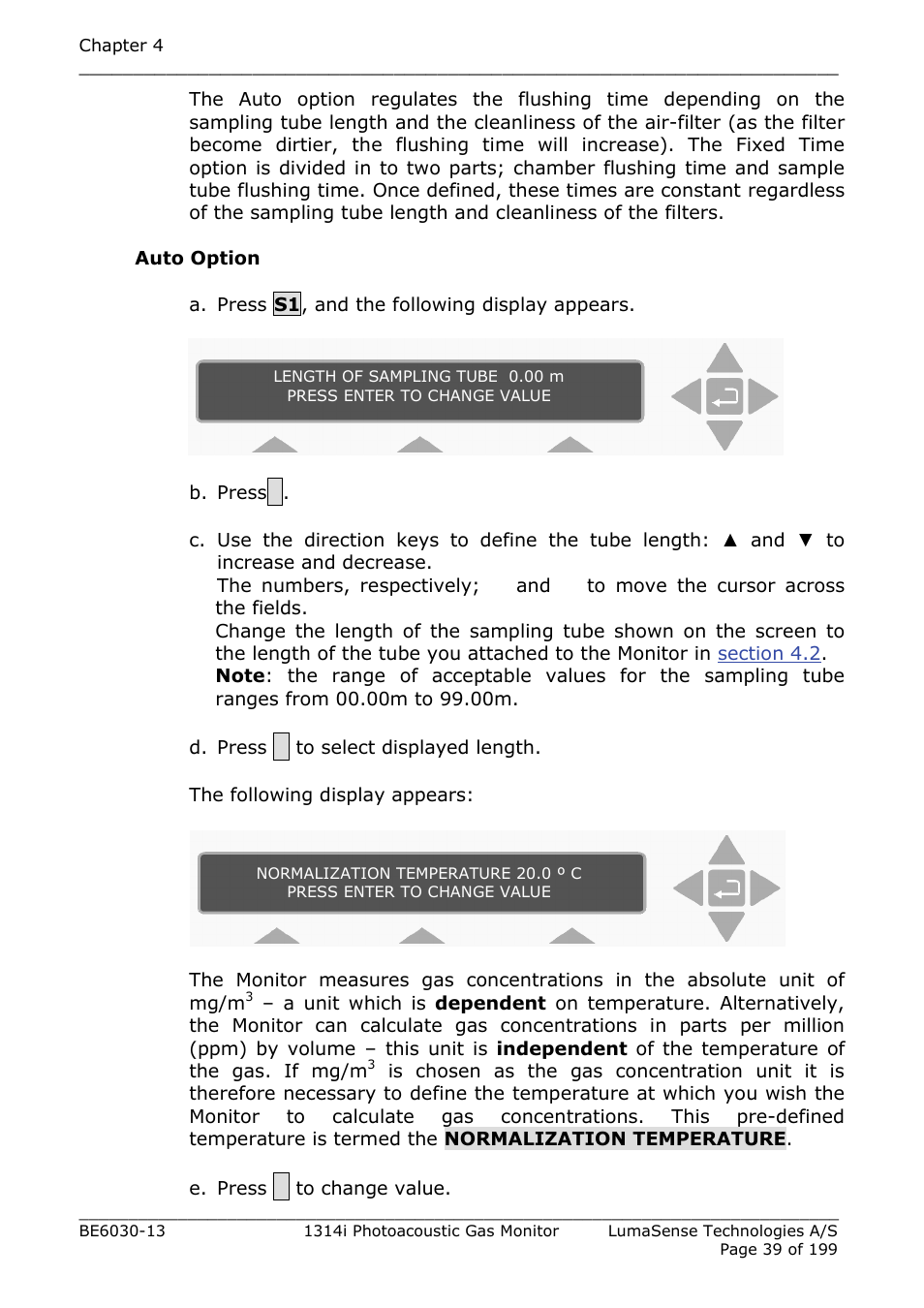 LumaSense Technologies INNOVA 1314i User Manual | Page 39 / 199