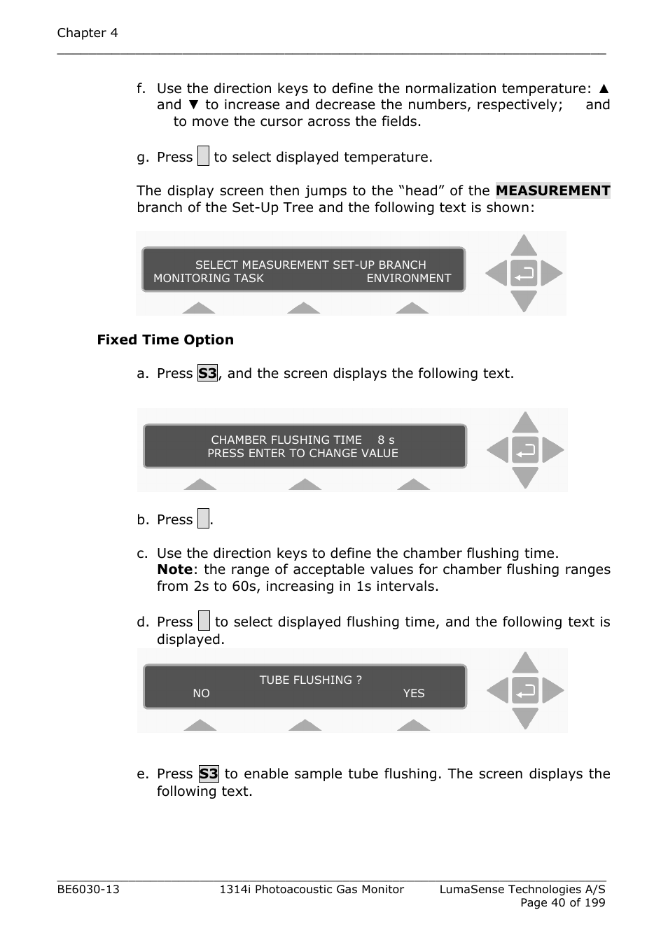 LumaSense Technologies INNOVA 1314i User Manual | Page 40 / 199