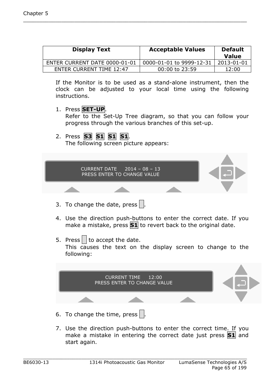 LumaSense Technologies INNOVA 1314i User Manual | Page 65 / 199