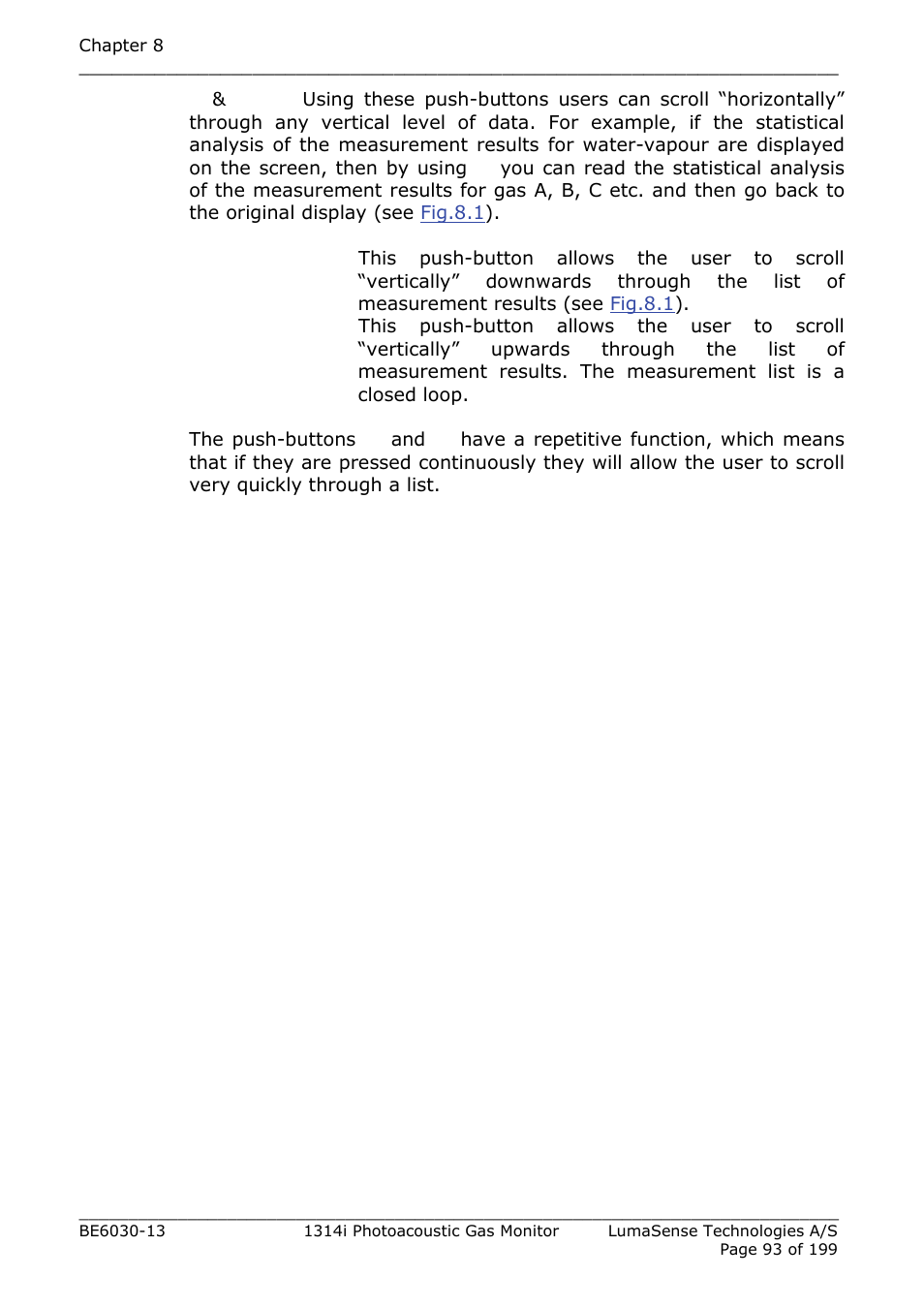 LumaSense Technologies INNOVA 1314i User Manual | Page 93 / 199