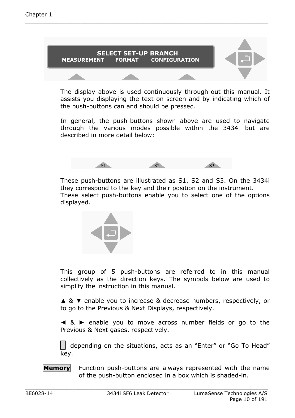 LumaSense Technologies 3434i SF6 Leak Detector User Manual | Page 10 / 191