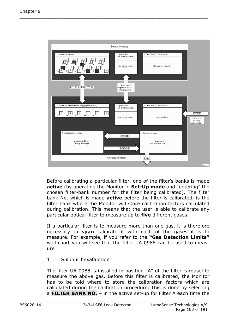 Fig.9.1 | LumaSense Technologies 3434i SF6 Leak Detector User Manual | Page 103 / 191