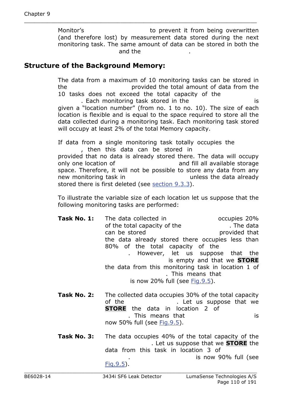 LumaSense Technologies 3434i SF6 Leak Detector User Manual | Page 110 / 191