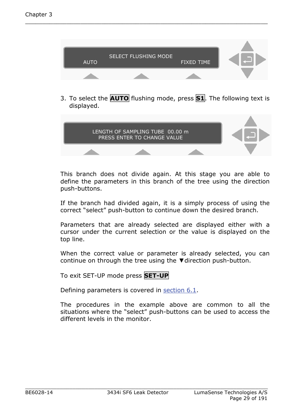 LumaSense Technologies 3434i SF6 Leak Detector User Manual | Page 29 / 191