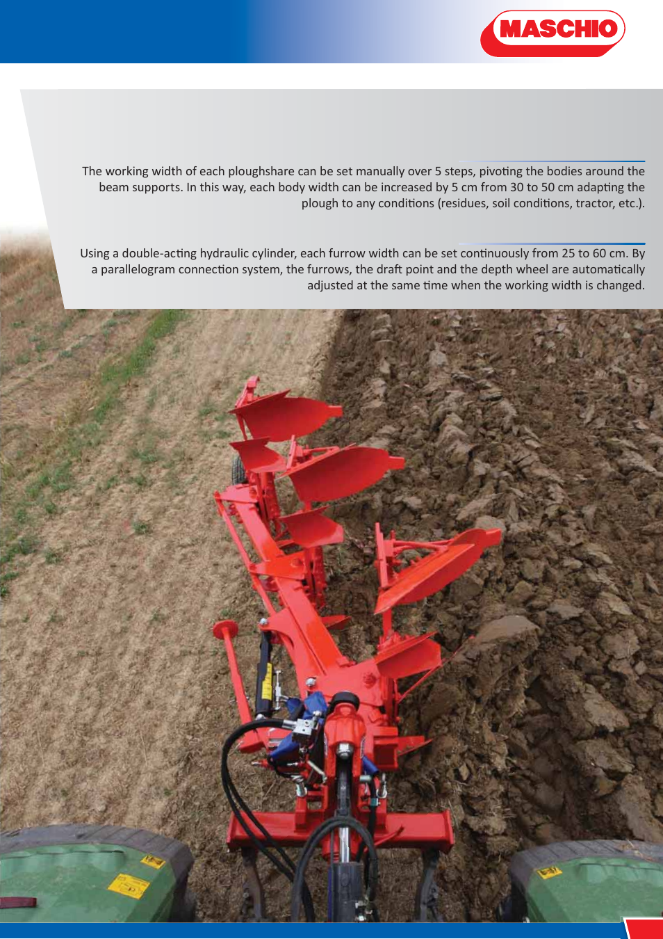 Two working width adjustment systems available | Maschio Gaspardo LELIO User Manual | Page 11 / 28