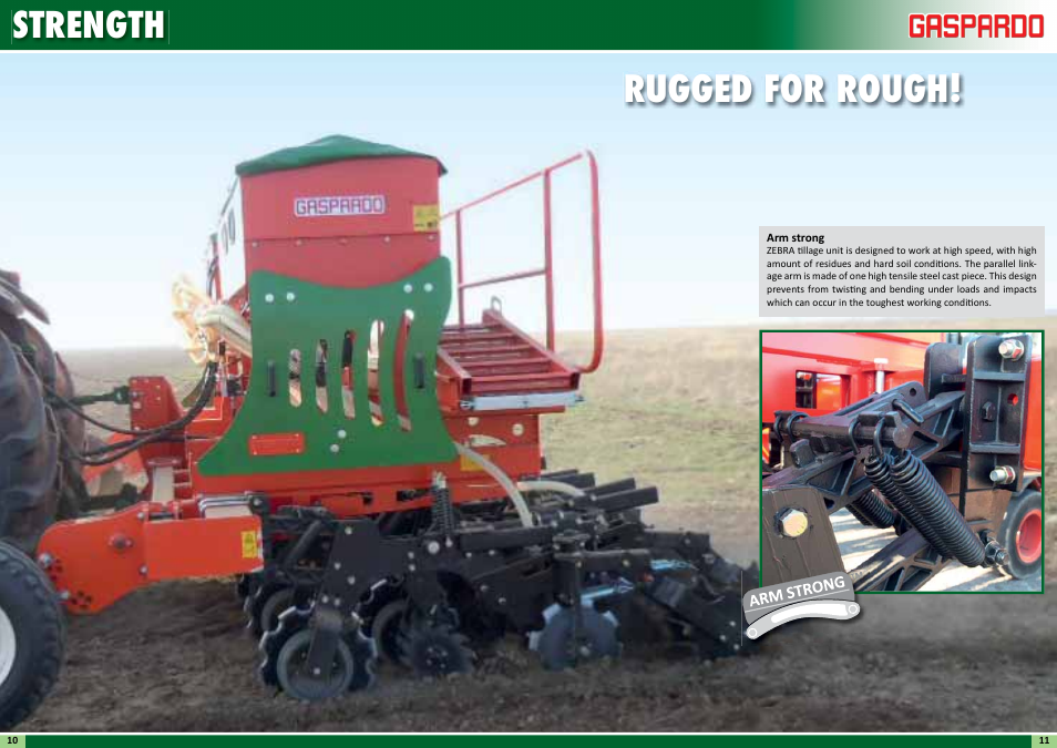 Strength, Rugged for rough | Maschio Gaspardo ZEBRA User Manual | Page 6 / 11