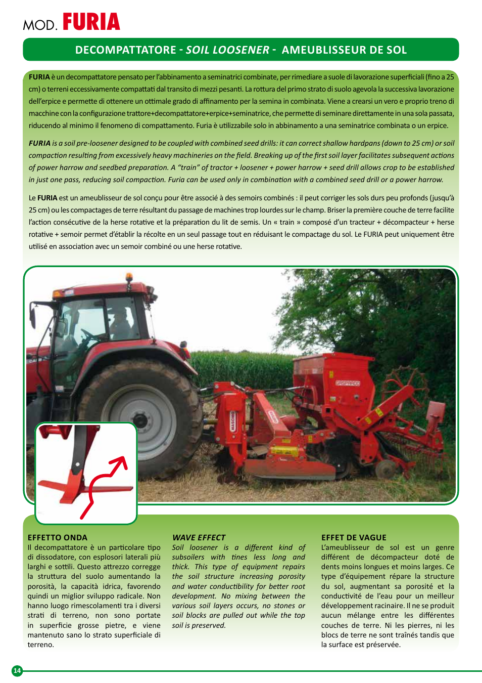 Furia | Maschio Gaspardo FURIA-COMBI User Manual | Page 14 / 36