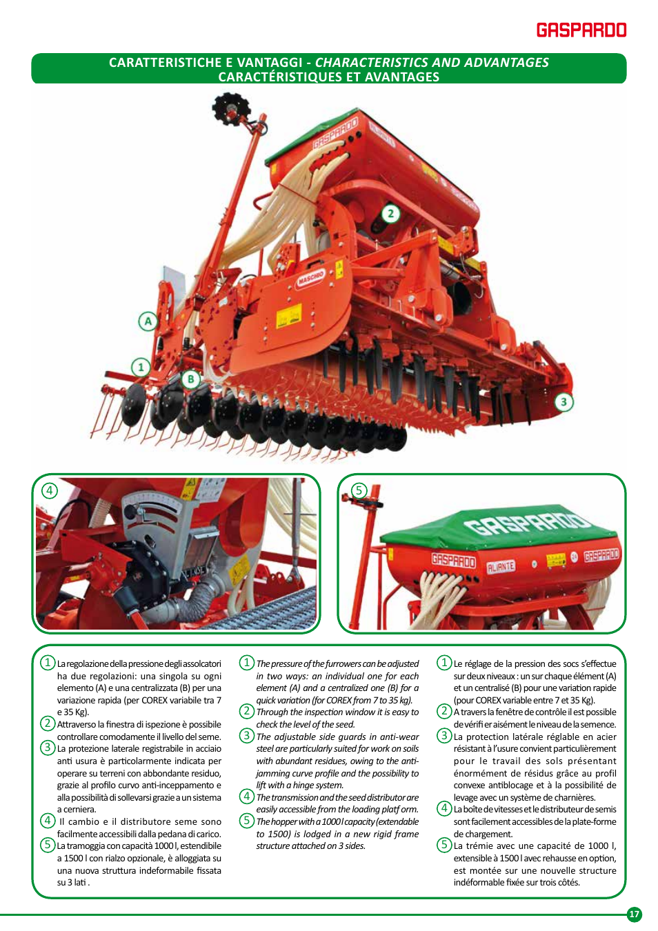 Maschio Gaspardo FURIA-COMBI User Manual | Page 17 / 36