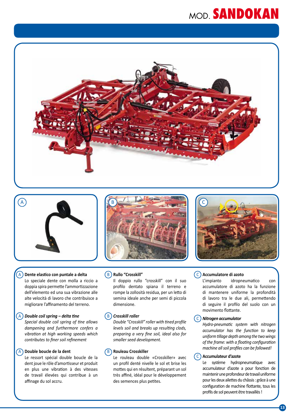 Sandokan | Maschio Gaspardo GRATOR User Manual | Page 13 / 20