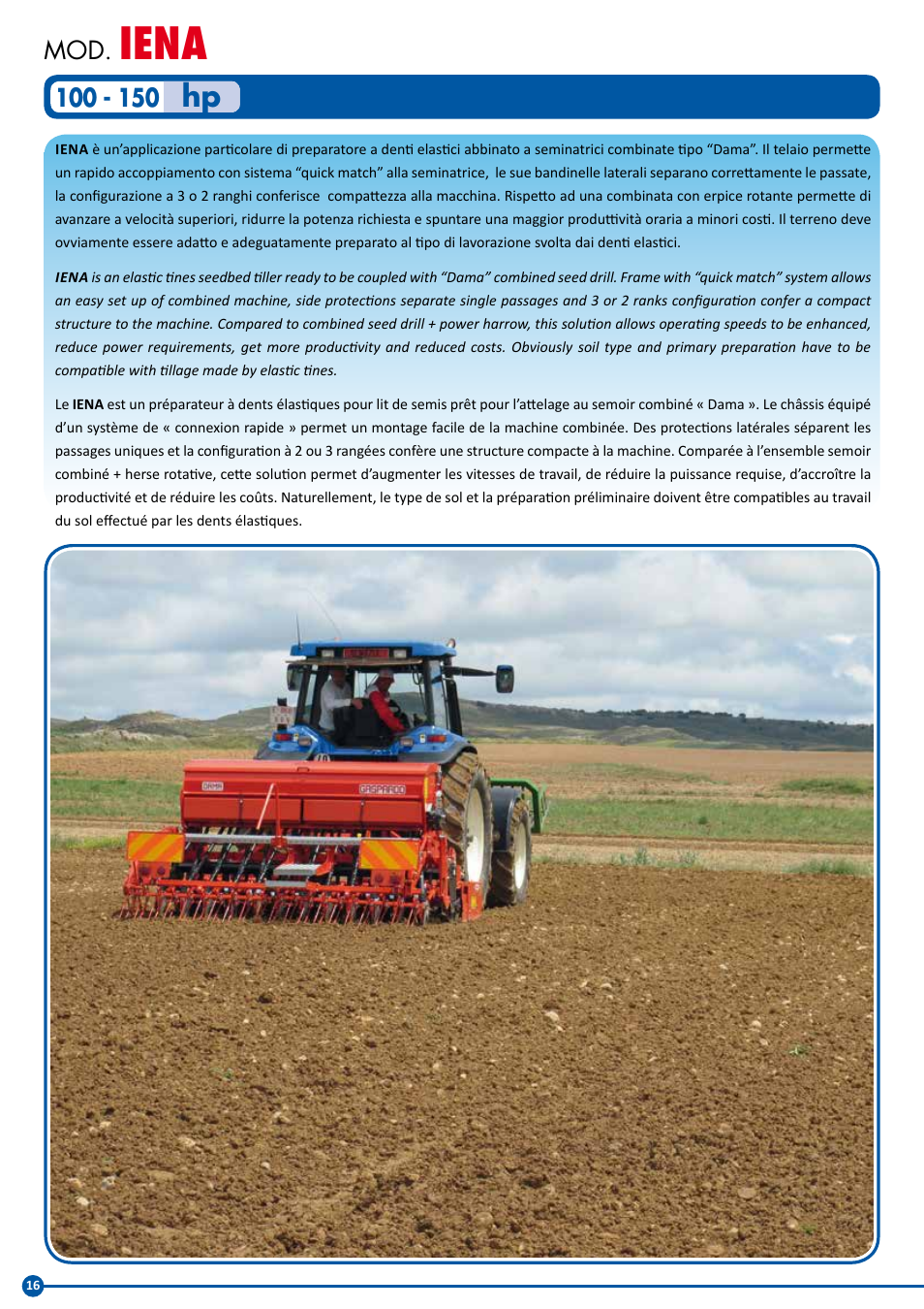 Iena | Maschio Gaspardo GRATOR User Manual | Page 16 / 20